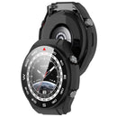 For Huawei Watch Ultimate Hard PC Watch Case All Around Shockproof Cover with Tempered Glass Film - Black - 5