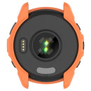 For Garmin Forerunner 265S Anti-collision Soft TPU Watch Case Anti-drop Protective Frame - Orange - 7