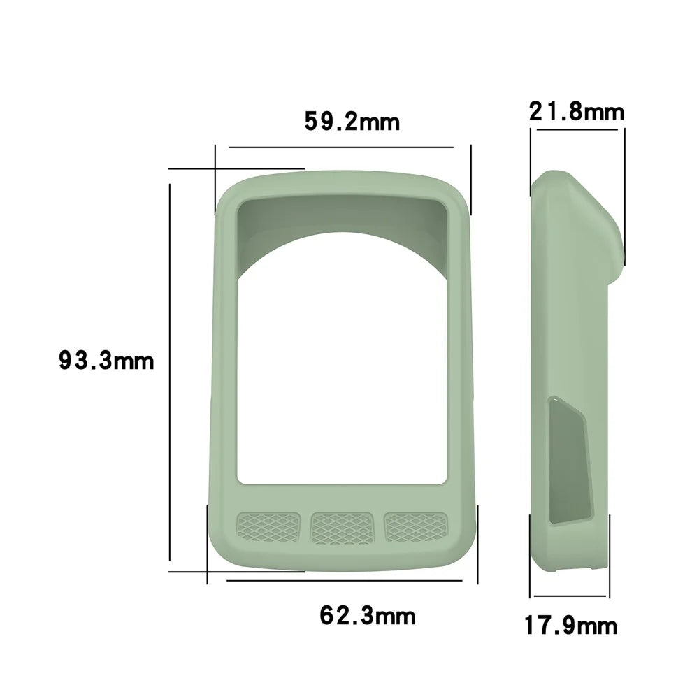 WFCC4 Silicone Case for Wahoo Element Roam Protective Cover Case Lightweight Cycling Accessories - Green - 7