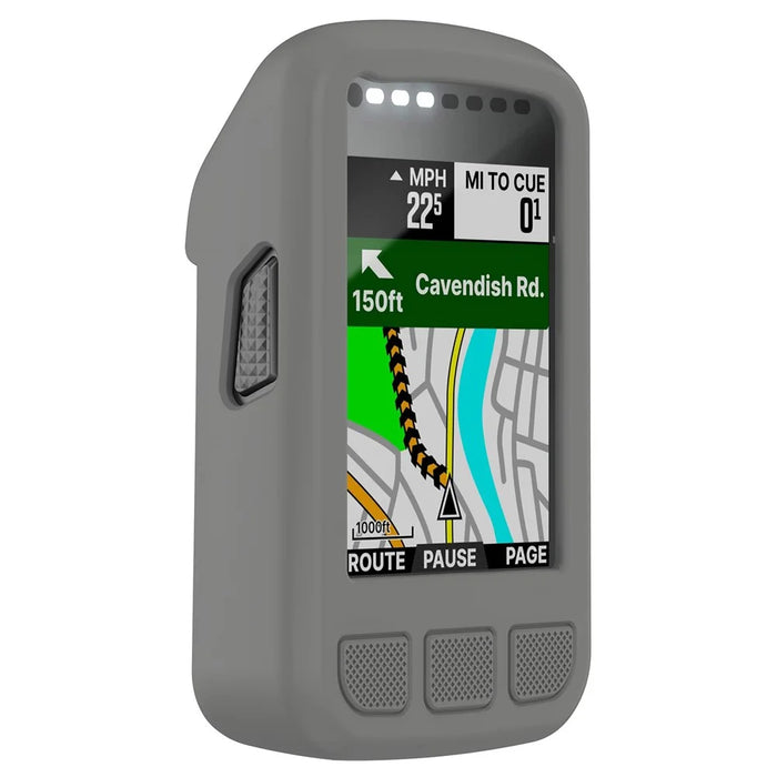WFCC5 Protective Case for Wahoo Elemnt Bolt V2 Silicone Cover Lightweight Cycling Accessories - Dark Grey - 1