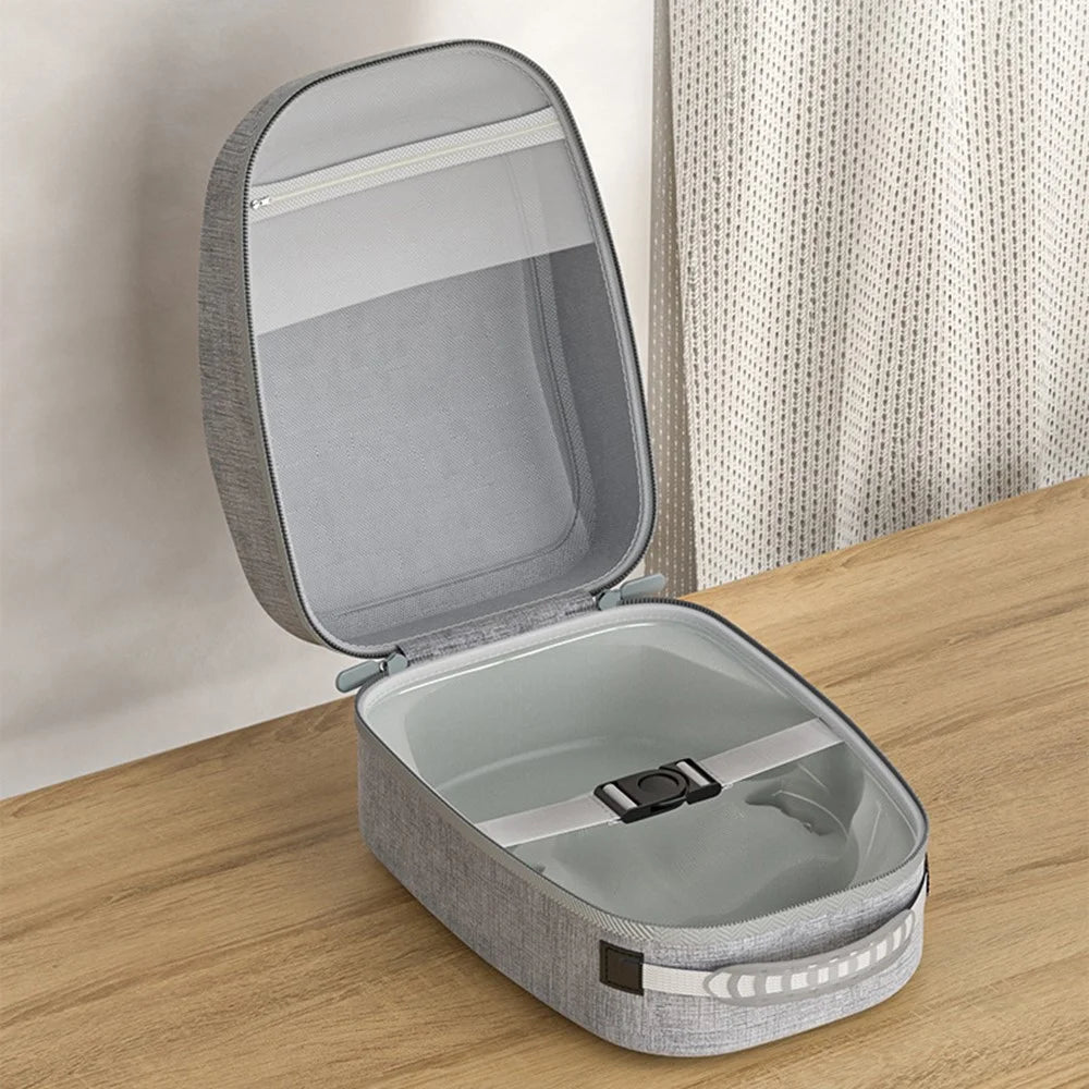 AOLION WG-006057 Carrying Case for PS VR2 Hard EVA+Oxford Cloth Storage Bag - Grey - 6
