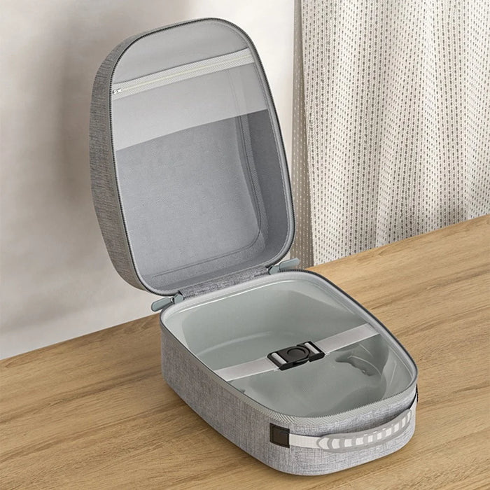 AOLION WG-006057 Carrying Case for PS VR2 Hard EVA+Oxford Cloth Storage Bag - Grey - 6