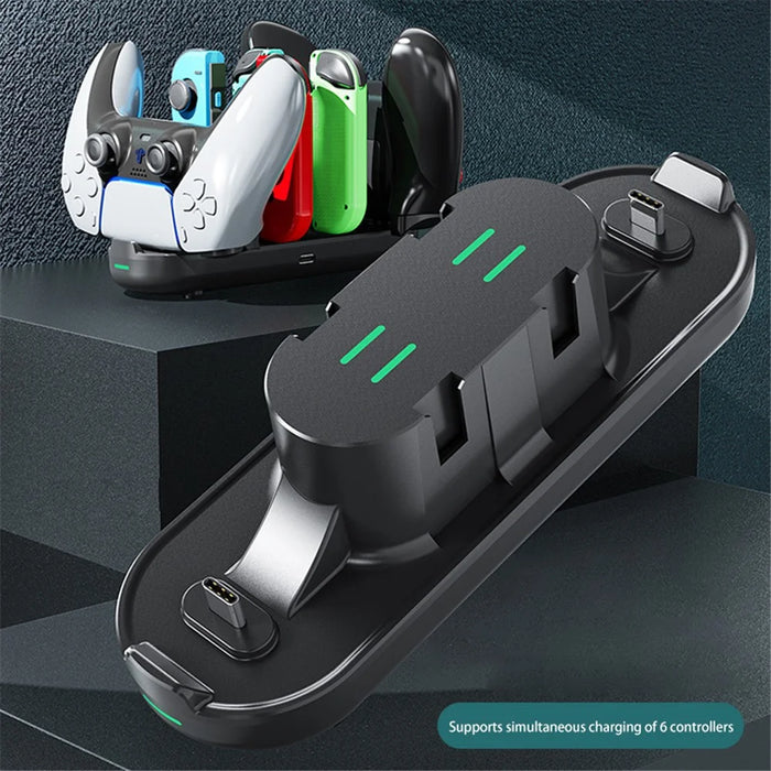 AOLION ALP5001 For Nintendo Switch OLED Game Controller Charger Stand Charging Dock Station Display Holder - 3