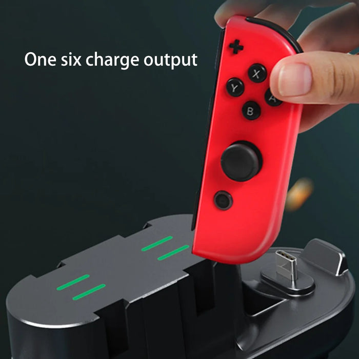 AOLION ALP5001 For Nintendo Switch OLED Game Controller Charger Stand Charging Dock Station Display Holder - 7