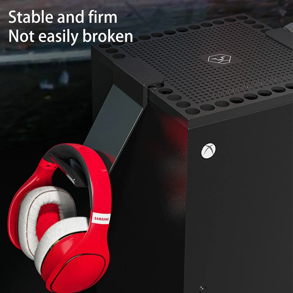AOLION ALXB2035 For Xbox Series X Host Multifunction Heat Dissipation Dust Cover Game Controller Hanger Headphone Holder Bracket - 3