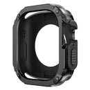For Apple Watch Ultra 3 / Ultra 2 / Ultra 49mm TPU+PC Watch Case Shockproof Protective Watch Frame Cover - Black - 2