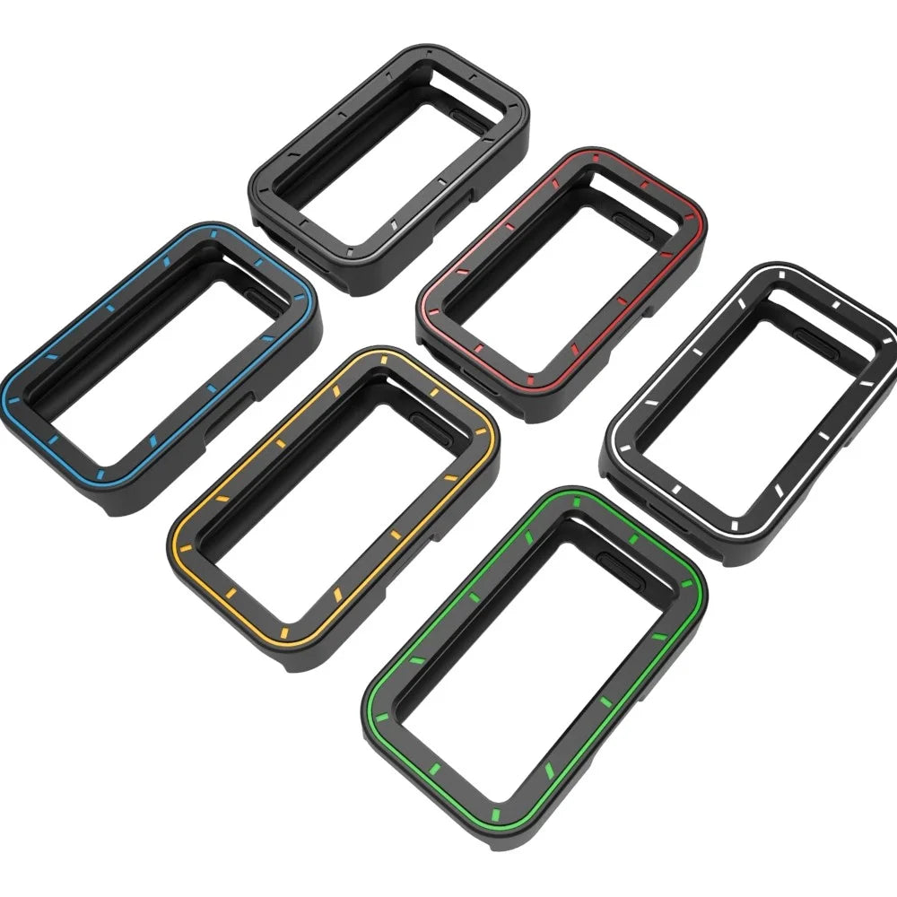 For Huawei Band 8 / Band 8 NFC / Band 9 / Band 9 NFC TPU Watch Case Anti-Collision Smartwatch Protection Frame - Red - 5