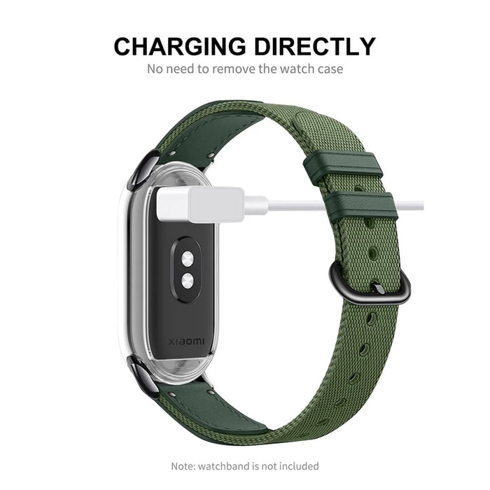 ENKAY HAT PRINCE for Xiaomi Smart Band 8 Anti-drop Watch Case Full Coverage TPU Cover with Screen Protector - 4