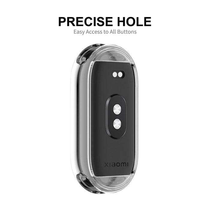 ENKAY HAT PRINCE for Xiaomi Smart Band 8 Anti-drop Watch Case Full Coverage TPU Cover with Screen Protector - 5