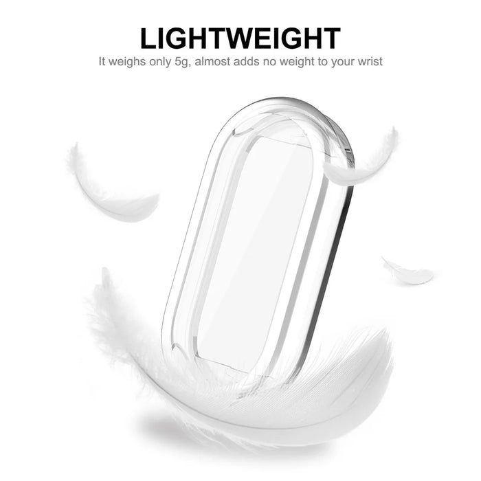 ENKAY HAT PRINCE for Xiaomi Smart Band 8 Anti-drop Watch Case Full Coverage TPU Cover with Screen Protector - 6
