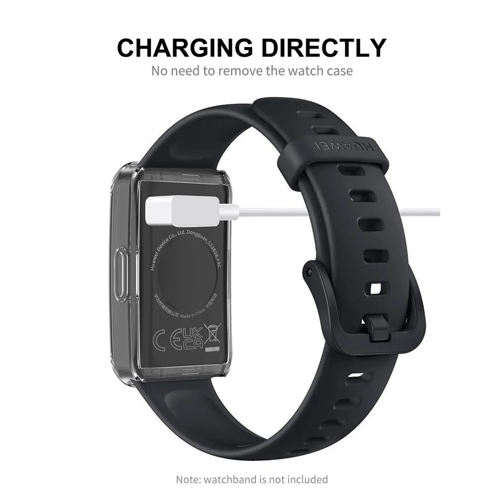 ENKAY HAT PRINCE for Huawei Band 8 / Band 8 NFC / Band 9 / Band 9 NFC TPU Watch Case Full Protection Clear Cover with Screen Protector - 4