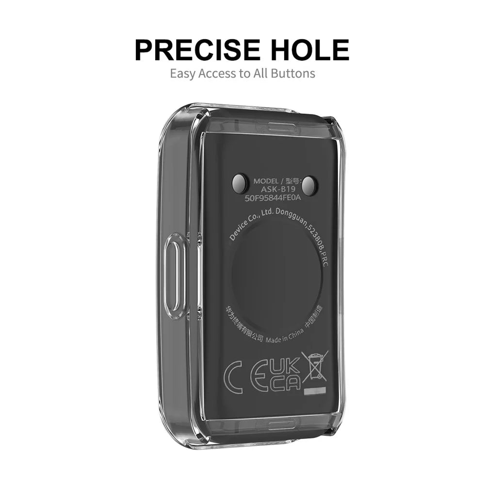 ENKAY HAT PRINCE for Huawei Band 8 / Band 8 NFC / Band 9 / Band 9 NFC TPU Watch Case Full Protection Clear Cover with Screen Protector - 5
