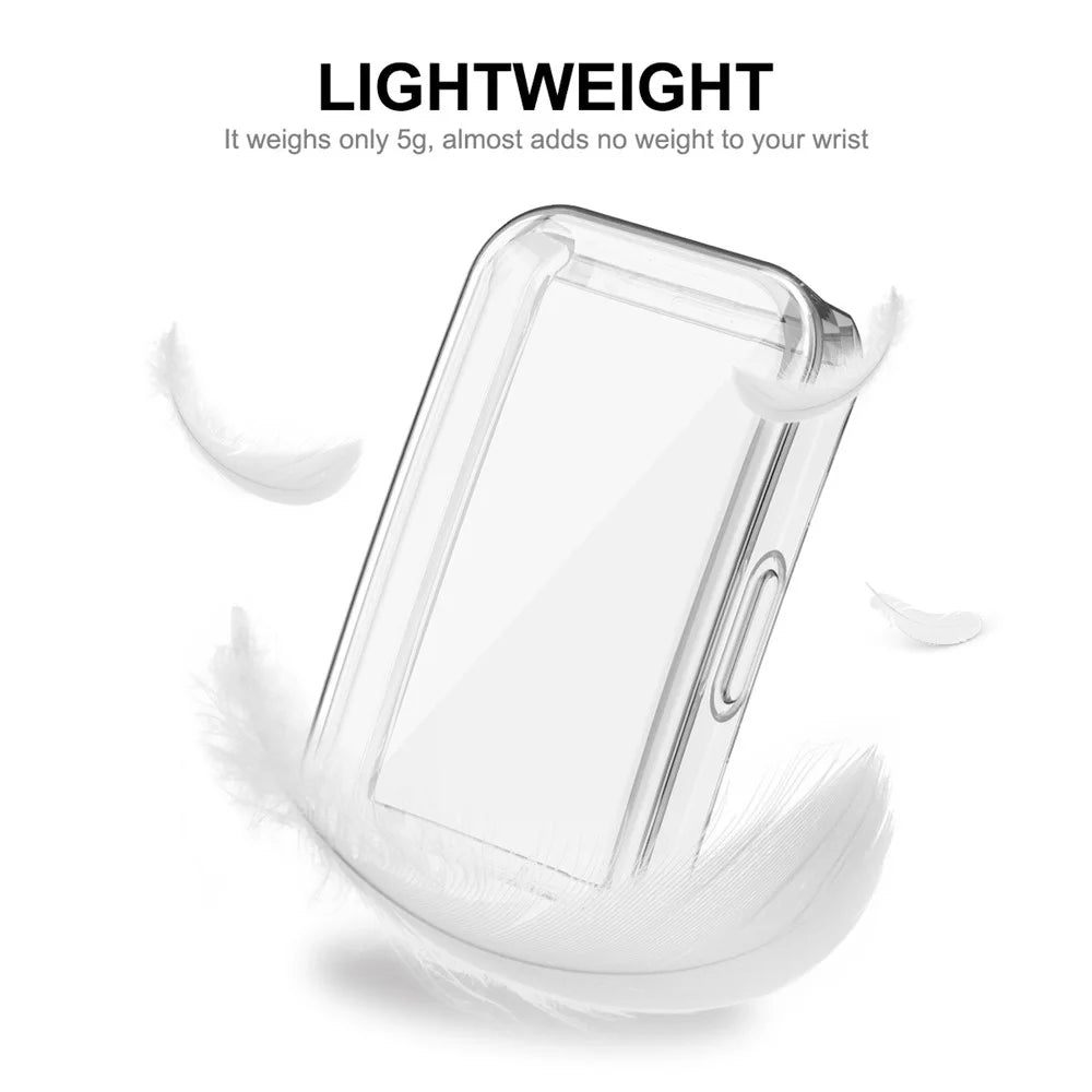 ENKAY HAT PRINCE for Huawei Band 8 / Band 8 NFC / Band 9 / Band 9 NFC TPU Watch Case Full Protection Clear Cover with Screen Protector - 6