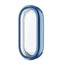 ENKAY HAT PRINCE Watch Case for Xiaomi Smart Band 8 Electroplating Watch Cover with Screen Protector - Blue - 2