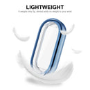 ENKAY HAT PRINCE Watch Case for Xiaomi Smart Band 8 Electroplating Watch Cover with Screen Protector - Blue - 6