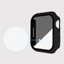 For Apple Watch Series SE3 / SE2 / SE1 /  6 / 5 / 4 40mm Matte PC Watch Case with Anti-spy Tempered Glass Film - Black - 5