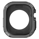 Watch Case for Apple Watch Series 9 / 8 / 7 41mm / SE3 / SE2 / SE1 /  6 / 5 / 4 40mm TPU+PC Shockproof Frame Cover - Black - 7