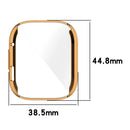 For Xiaomi Redmi Watch 3 Active / Watch 3 Lite Electroplating TPU Anti-drop Cover Full Coverage Watch Case - Transparent - 6