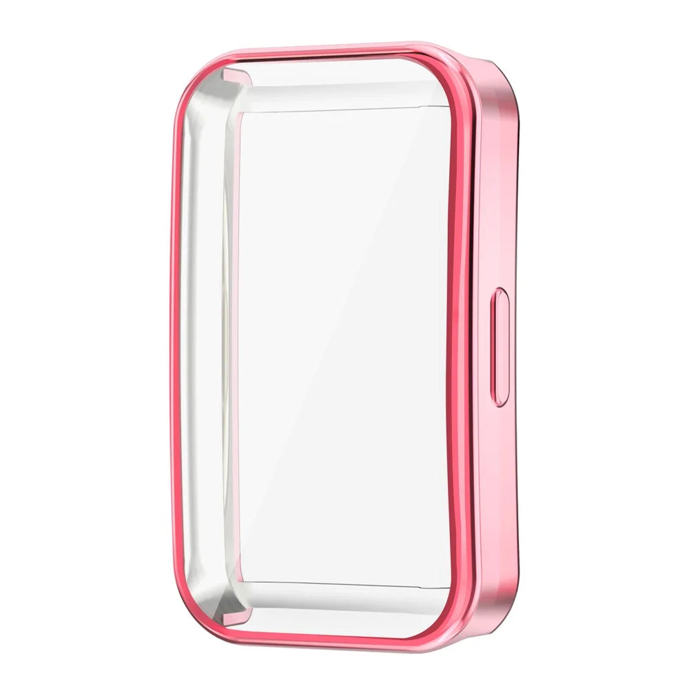 For Huawei Band 8 / Band 8 NFC / Band 9 / Band 9 NFC Electroplated TPU Watch Case Full Coverage Anti-Drop Cover - Pink - 2