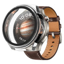For Huawei Watch 4 Pro Hard PC Case Anti-Scratch HD Protective Cover with Tempered Glass Film - Transparent - 1