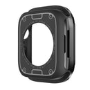 For Apple Watch Series SE3 / SE2 / SE1 /  6 / 5 / 4 44mm / 9 / 8 / 7 45mm Watch Case TPU+PC Anti-drop Cover - Black - 2