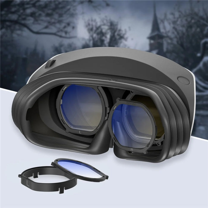 DEVASO Anti-Scratch Ring Lens Protector Compatible with PS VR2 Headset Anti-Blue Light Lens Cover - 6
