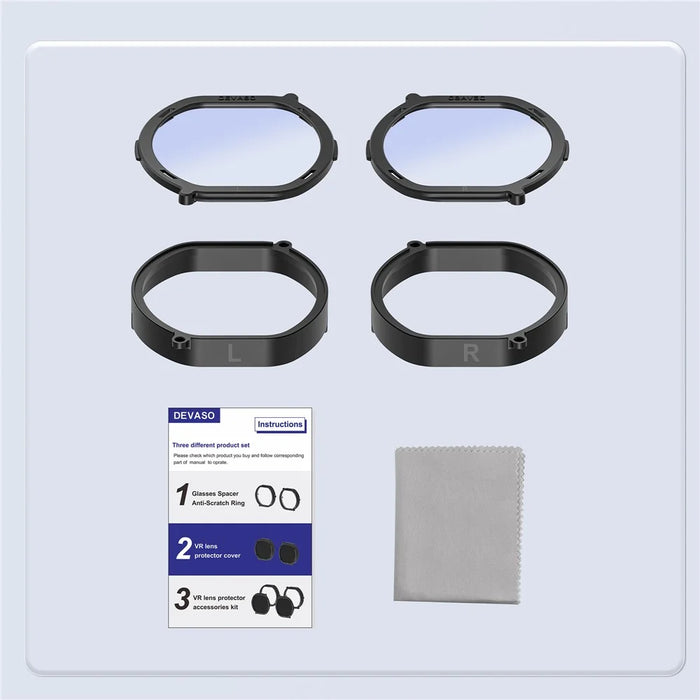 DEVASO Anti-Scratch Ring Lens Protector Compatible with PS VR2 Headset Anti-Blue Light Lens Cover - 7