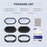 DEVASO Lightweight Lens Cover Accessories Kit for PS VR2 Headset Anti-Scratch Ring Lens Protector - 7