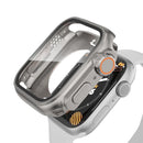 Waterproof Case for Apple Watch Series SE3 / SE2 / SE1 /  6 / 5 / 4 44mm Hard PC Full Protective Cover with Tempered Glass Screen Protector - Titanium Gold - 1