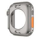Waterproof Case for Apple Watch Series SE3 / SE2 / SE1 /  6 / 5 / 4 44mm Hard PC Full Protective Cover with Tempered Glass Screen Protector - Titanium Gold - 3