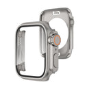 Waterproof Case for Apple Watch Series SE3 / SE2 / SE1 /  6 / 5 / 4 44mm Hard PC Full Protective Cover with Tempered Glass Screen Protector - Titanium Gold - 5