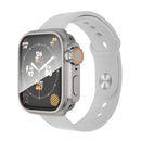 Waterproof Case for Apple Watch Series SE3 / SE2 / SE1 /  6 / 5 / 4 44mm Hard PC Full Protective Cover with Tempered Glass Screen Protector - Titanium Gold - 6