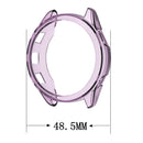 For Garmin Forerunner 265 TPU Watch Case Anti-collision Hollow Protective Frame - Transparent Orange - 5