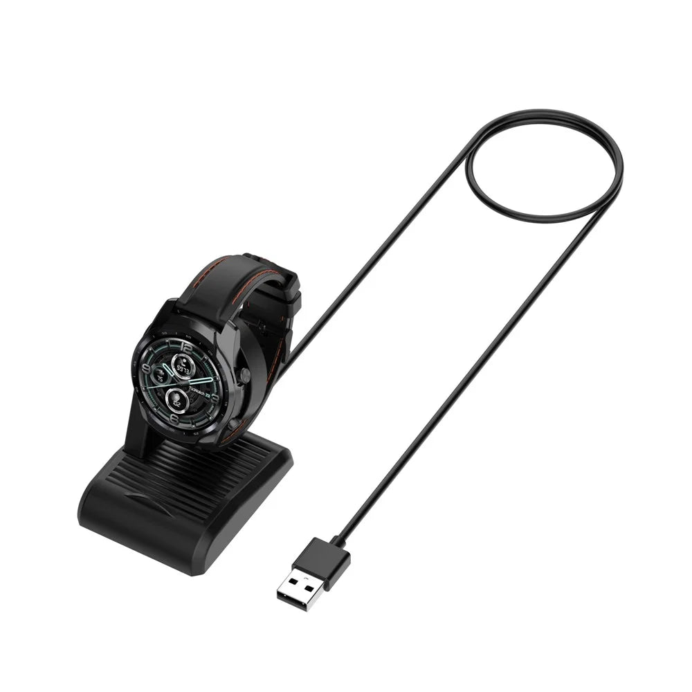 E3 For TicWatch Pro 5 / Pro 3 / Pro 3 LTE / Pro X Charging Stand Smart Watch Charger with 1m Cable - 6