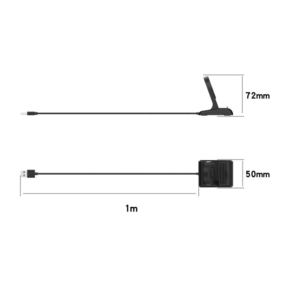 E3 For TicWatch Pro 5 / Pro 3 / Pro 3 LTE / Pro X Charging Stand Smart Watch Charger with 1m Cable - 7