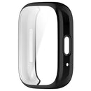 For Xiaomi Redmi Watch 3 Lite / Watch 3 Active Electroplated TPU Watch Case Scratch Proof Full Coverage Cover - Black - 2