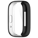 For Xiaomi Redmi Watch 3 Lite / Watch 3 Active Electroplated TPU Watch Case Scratch Proof Full Coverage Cover - Black - 3