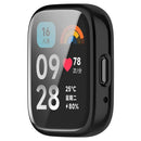 For Xiaomi Redmi Watch 3 Lite / Watch 3 Active Electroplated TPU Watch Case Scratch Proof Full Coverage Cover - Black - 4
