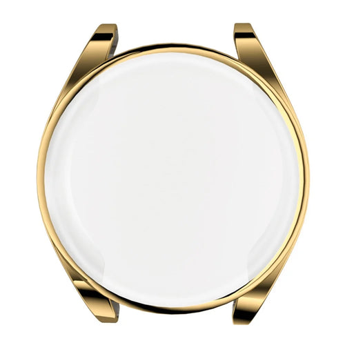 For Huawei Watch Buds Electroplating TPU Watch Frame Smartwatch Protective Case Edge Cover - Gold - 1