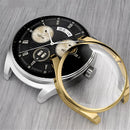For Huawei Watch Buds Electroplating TPU Watch Frame Smartwatch Protective Case Edge Cover - Gold - 4