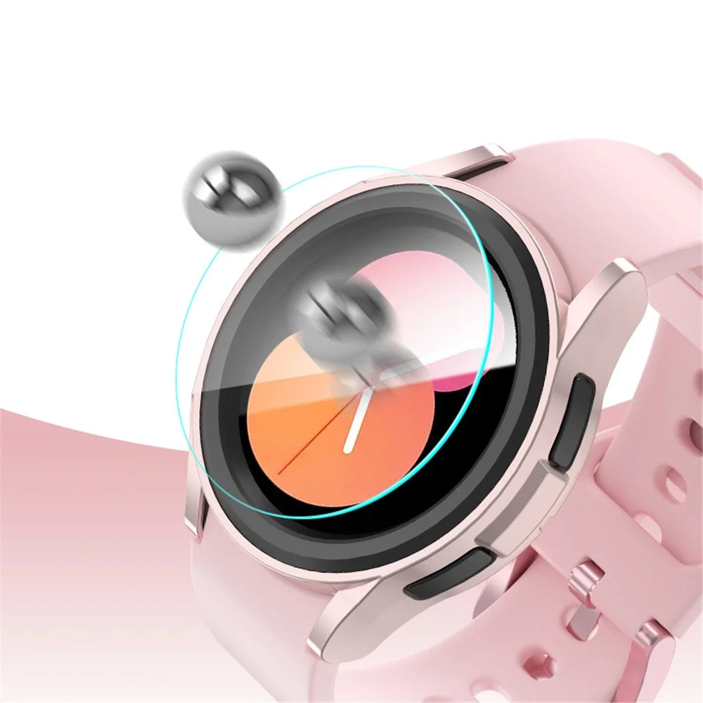 For Samsung Galaxy Watch6 40mm Anti-collision PC Hollow Protective Frame Matte Watch Case - Black - 3