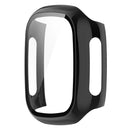For Xplora X5 Play Hard PC Watch Case with Tempered Glass Film Overall Protective Cover - Black - 3