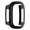 For Xplora X5 Play Hard PC Watch Case with Tempered Glass Film Overall Protective Cover - Black - 4