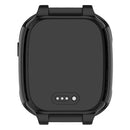 For Xplora X5 Play Hard PC Watch Case with Tempered Glass Film Overall Protective Cover - Black - 6