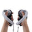 2Pcs Handle Grip Shell for Pico 4  /  Pico 4 Pro VR Controller Anti-slip Silicone Case with Lanyard - Black - 3