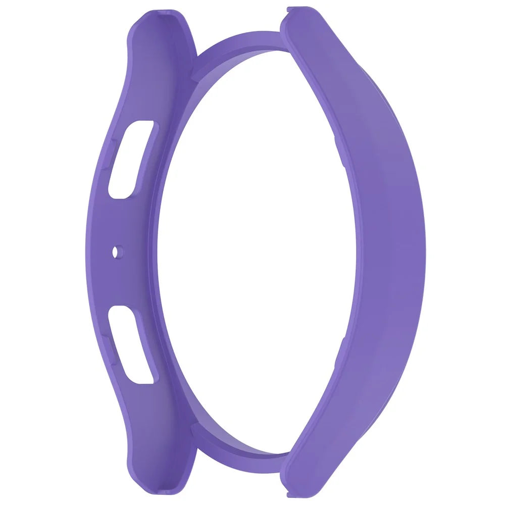 For Samsung Galaxy Watch6 44mm Protective Case Hollowed-out Hard PC Anti-Scratch Cover - Purple - 5