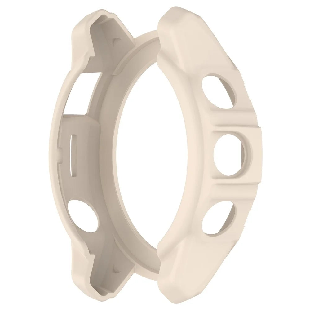 For Garmin epix Pro (Gen 2) 42mm / Fenix 7S Pro / 7S Half Wrapped Protective Case Soft TPU Hollow Watch Cover Frame - Starlight - 5