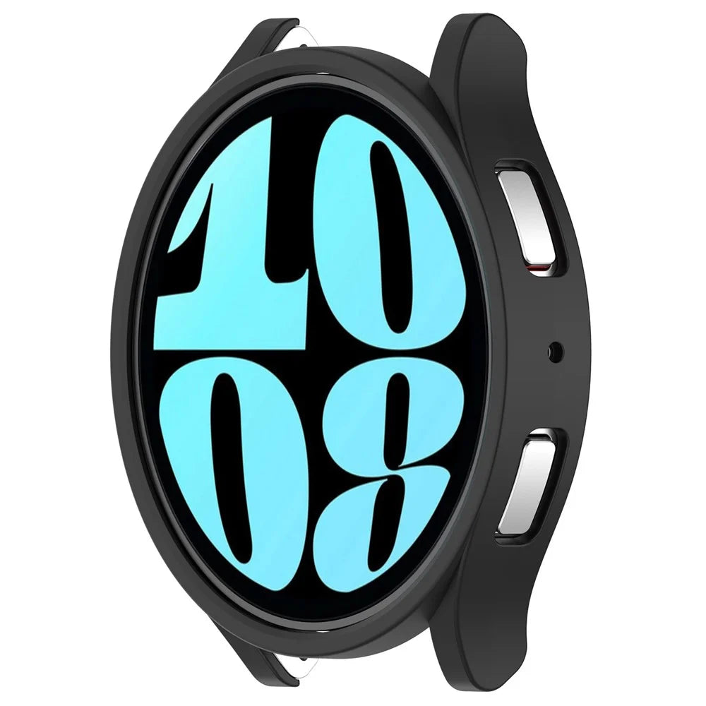 For Samsung Galaxy Watch6 40mm Hard PC Cover Dust-proof Hollowed-out Protective Case - Black - 2