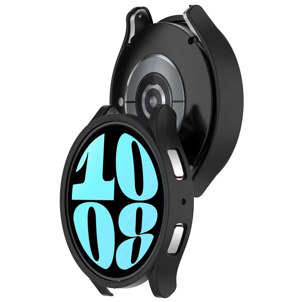 For Samsung Galaxy Watch6 40mm Hard PC Cover Dust-proof Hollowed-out Protective Case - Black - 3