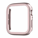 For Apple Watch Series SE3 / SE2 / SE1 /  6 / 5 / 4 40mm IP68 Waterproof Watch Case PC Frame Cover with Tempered Glass Film - Rose Gold - 2